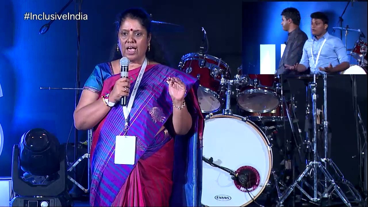 Pankajam, Eliminating one’s bias towards disability at IIS 2016