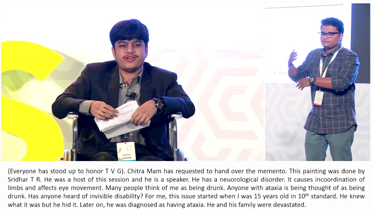 Zoyeb Zia, Don’t Let Disability Come In The Way Of Things You Love at IIS 2018