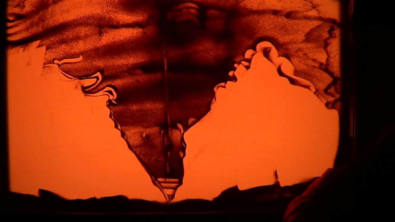 Raghavendra Hegde, Unity In Diversity Sand Art at IIS 2018
