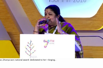 K S Chithra, Araluva Huvugale Song in Kannada at IIS 2018