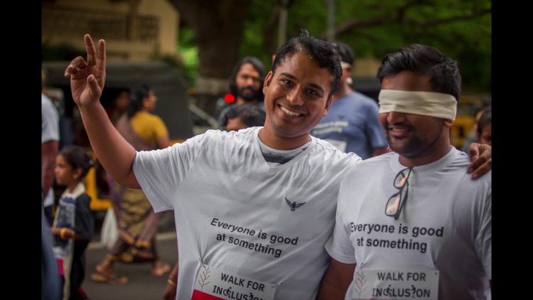Inclusive Walkathon Chennai 2019. <br>1000 Citizens walked for Inclusion.