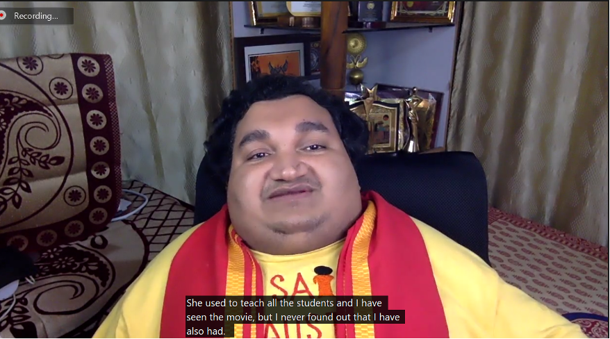 Dr Sai Kaustuv Dasgupta speaking